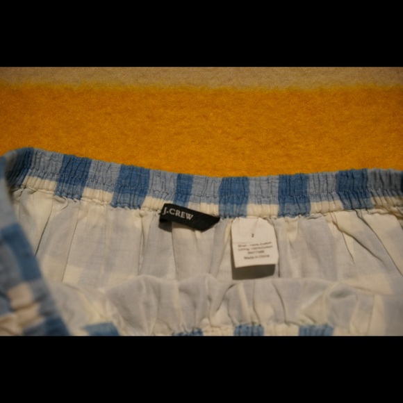 Cotton J. Crew plaid / check skirt, lined! - Picture 3 of 3